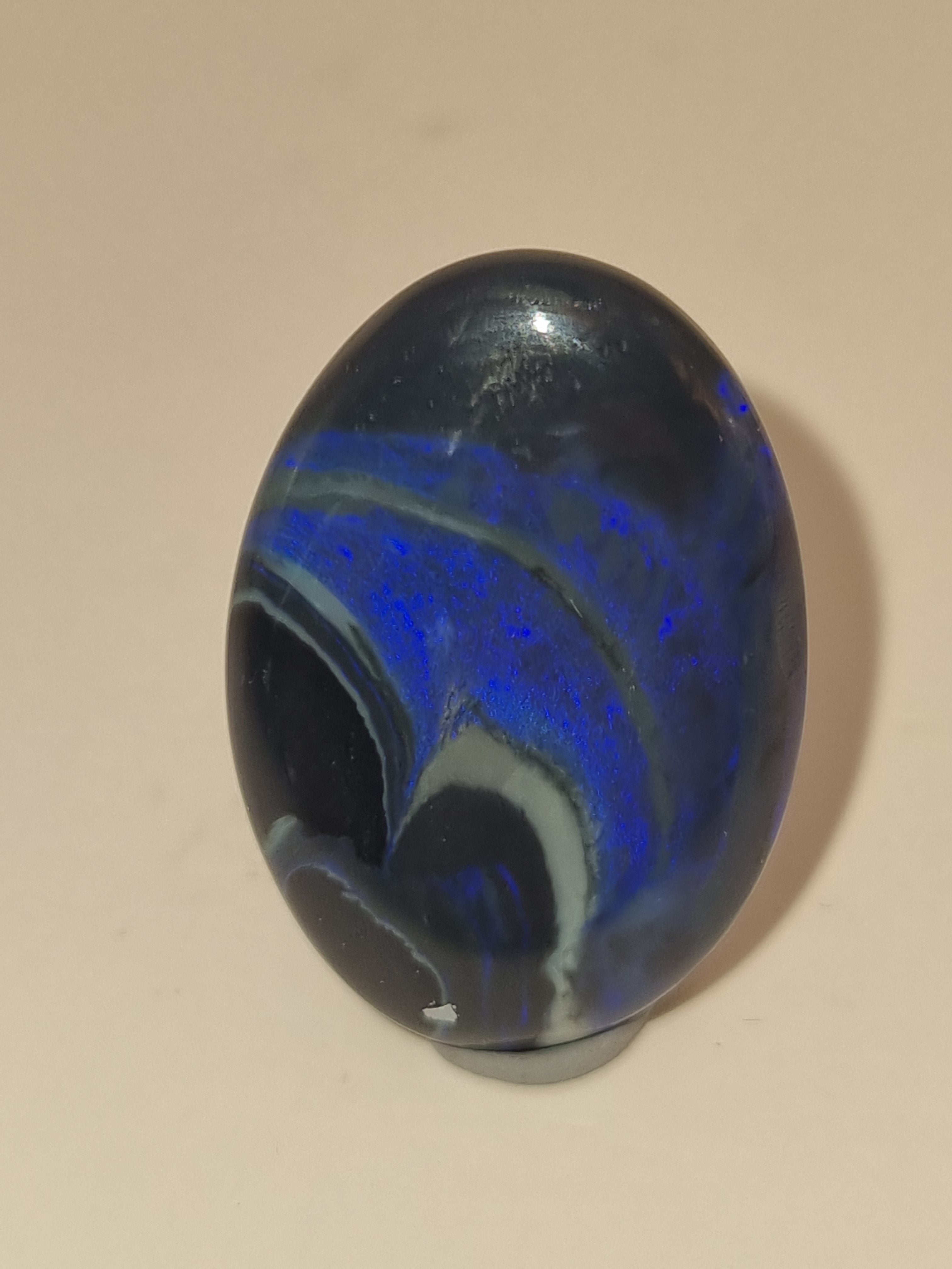 Opal blue black