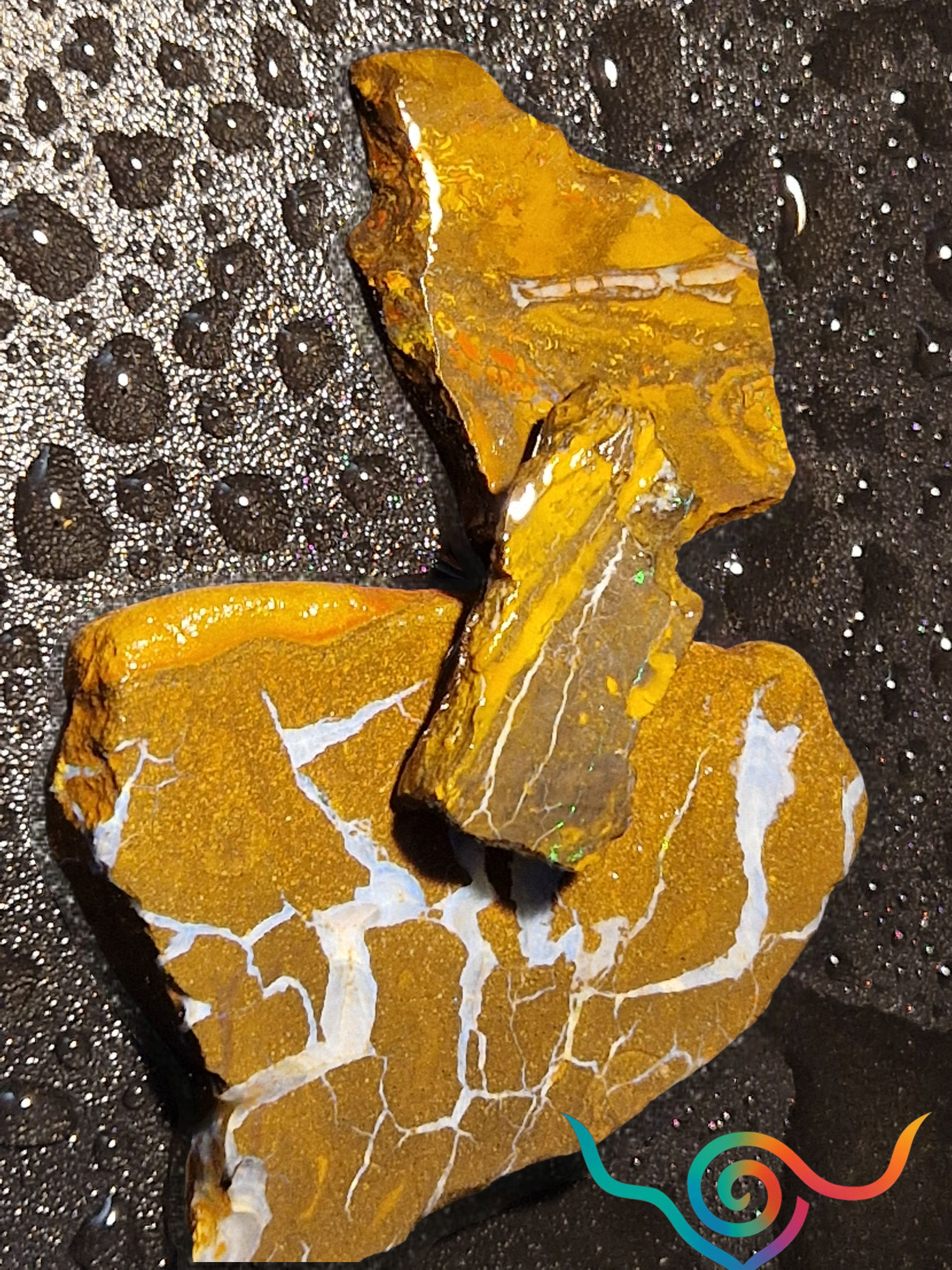 Partij Ruwe Boulder Matrix Opaal 1