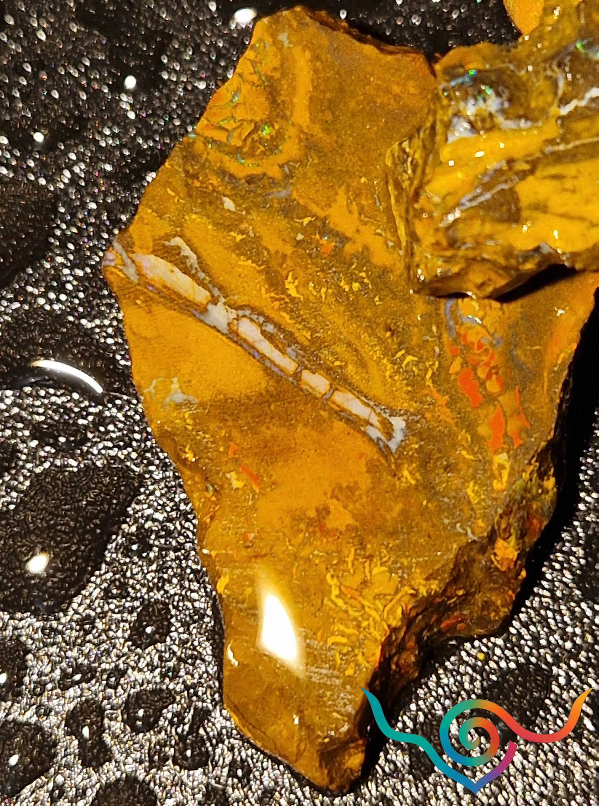 Partij Ruwe Boulder Matrix Opaal 1