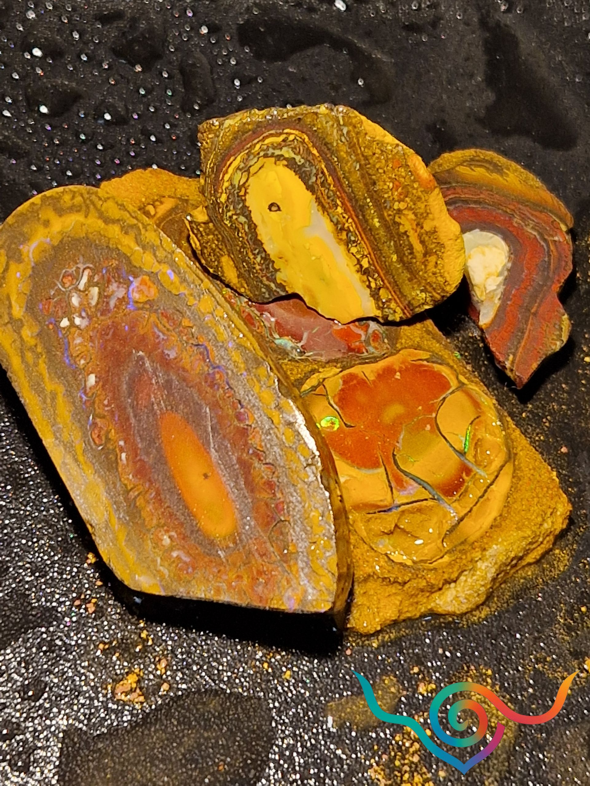 Partij Ruwe Boulder Matrix Opaal 2