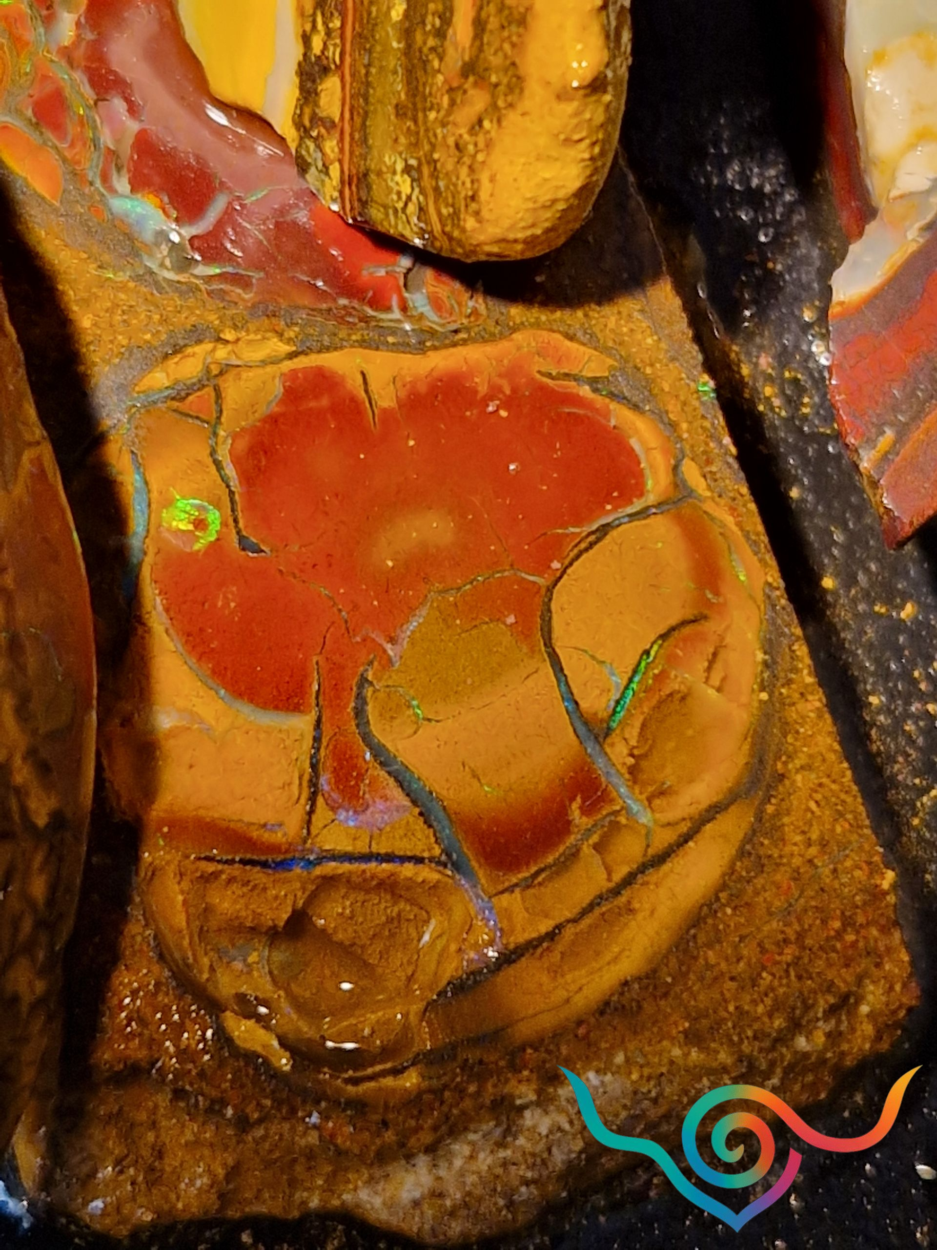 Partij Ruwe Boulder Matrix Opaal 2