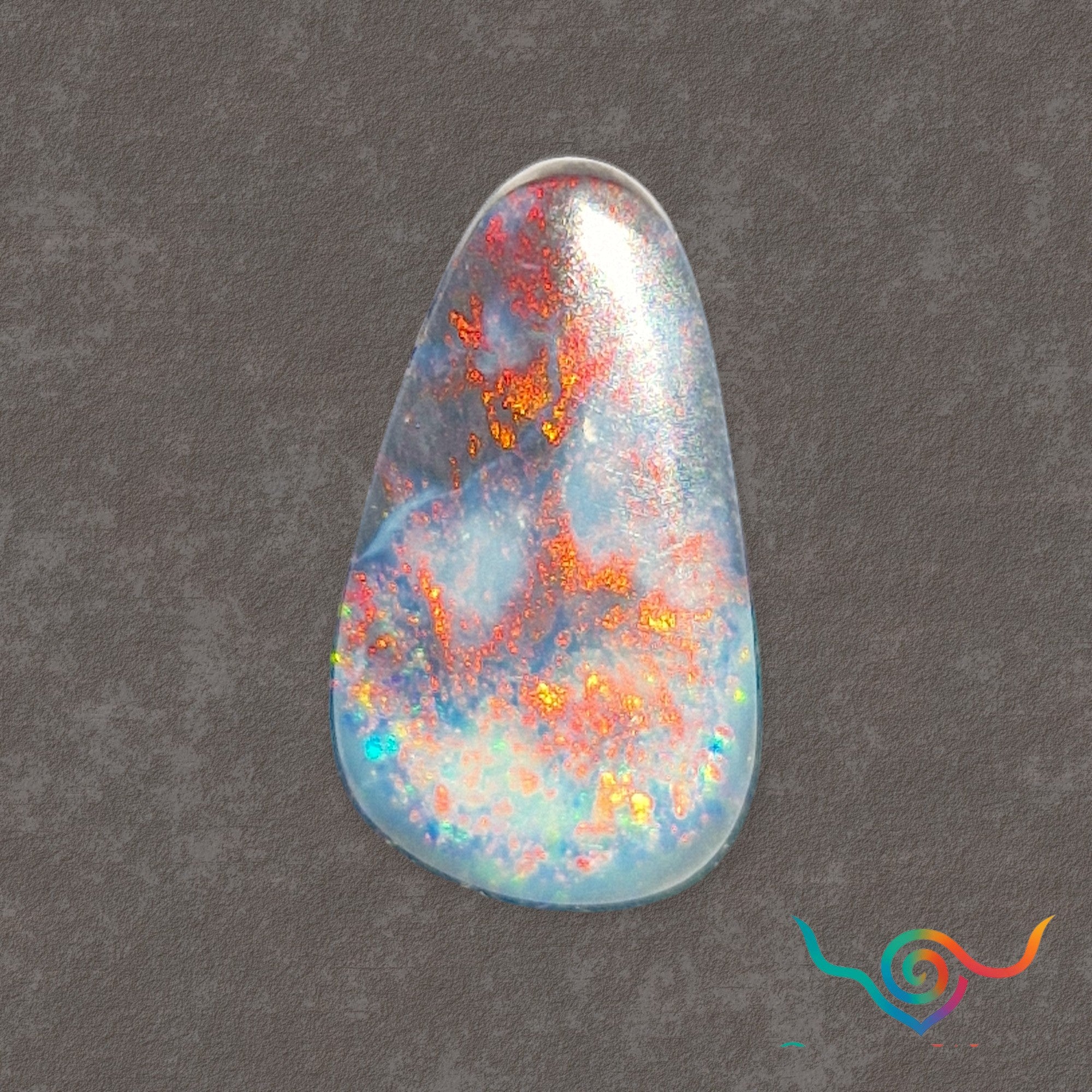 Kristal Opaal lotje 2 met black opaal