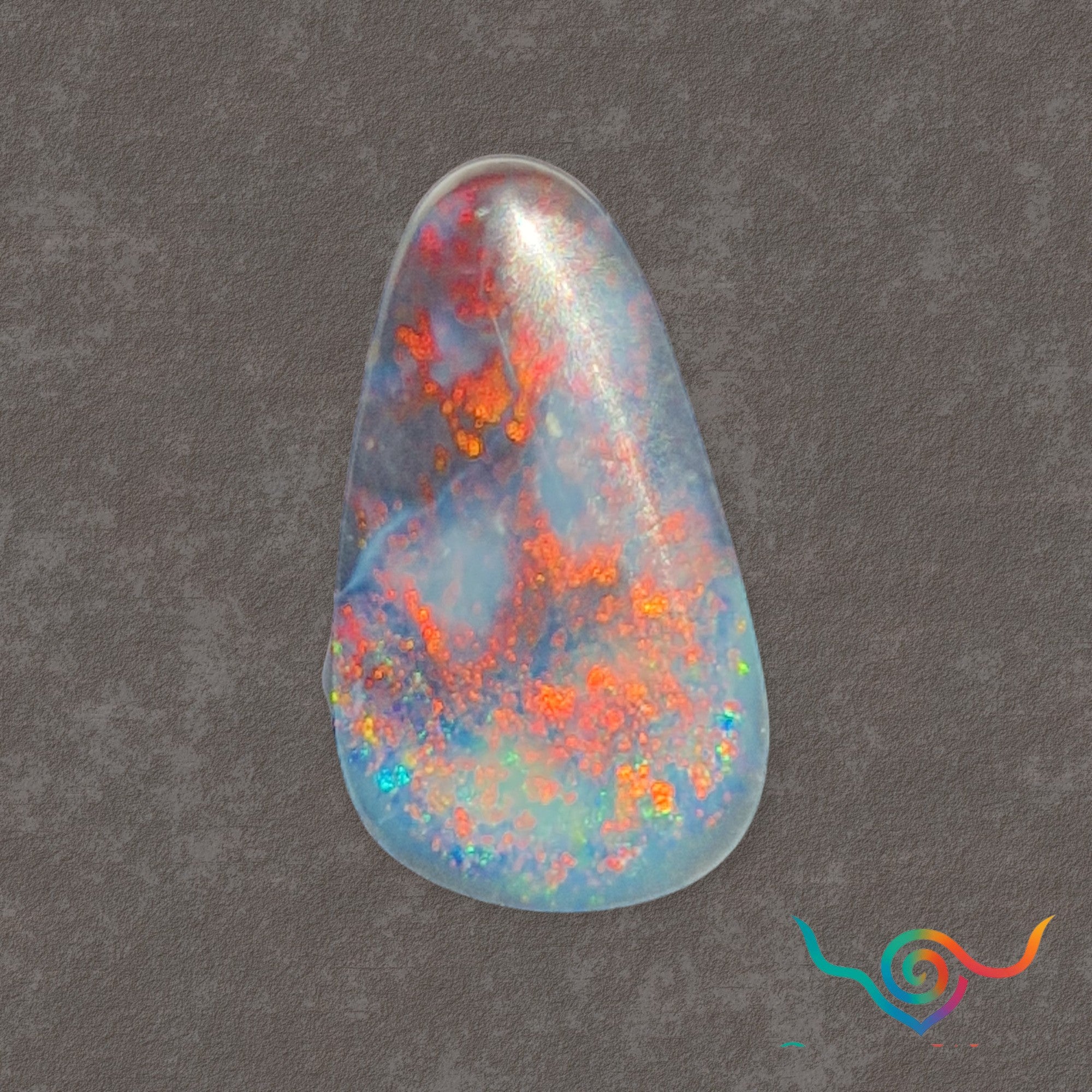 Kristal Opaal lotje 2 met black opaal